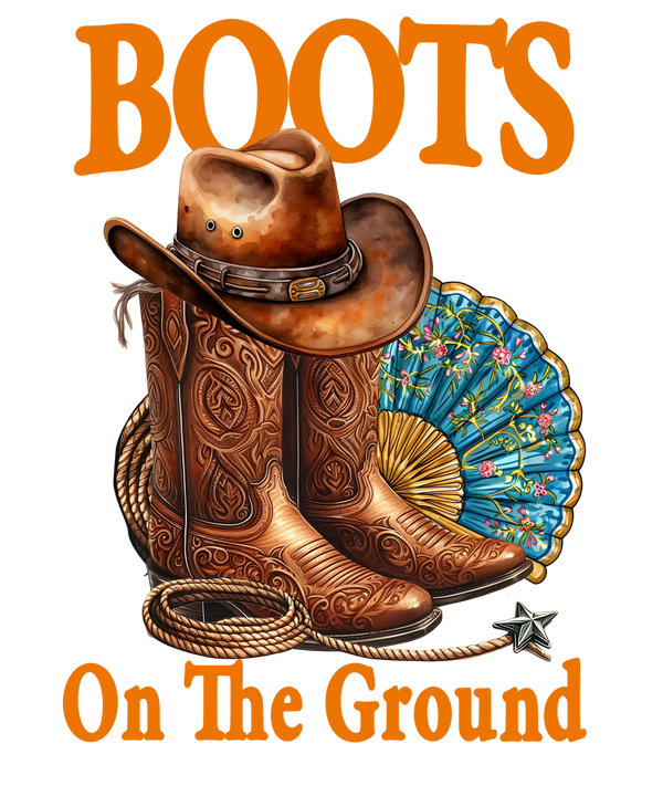 Boots On The Ground(Rustic)(DTF Transfer)