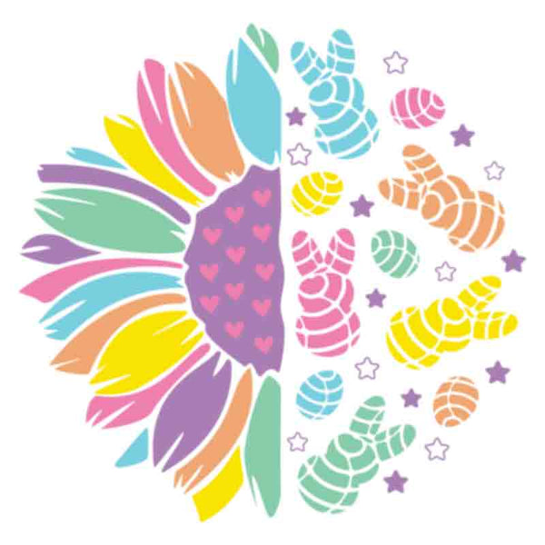 Sunflower Easter Peeps (DTF Transfer)